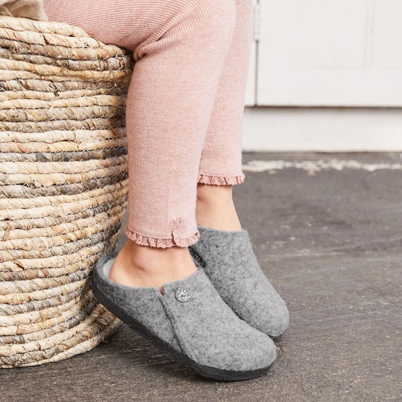 Birkenstock Kids Zermatt Rivet Shearling slippers - Picture 2 of 9